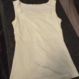 White Sleeveless Top